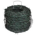 UK Australia Canada USA Amazon Vidaxl Galvanized Steel Wire 2mm Barbed Wire Weight 25 Kg